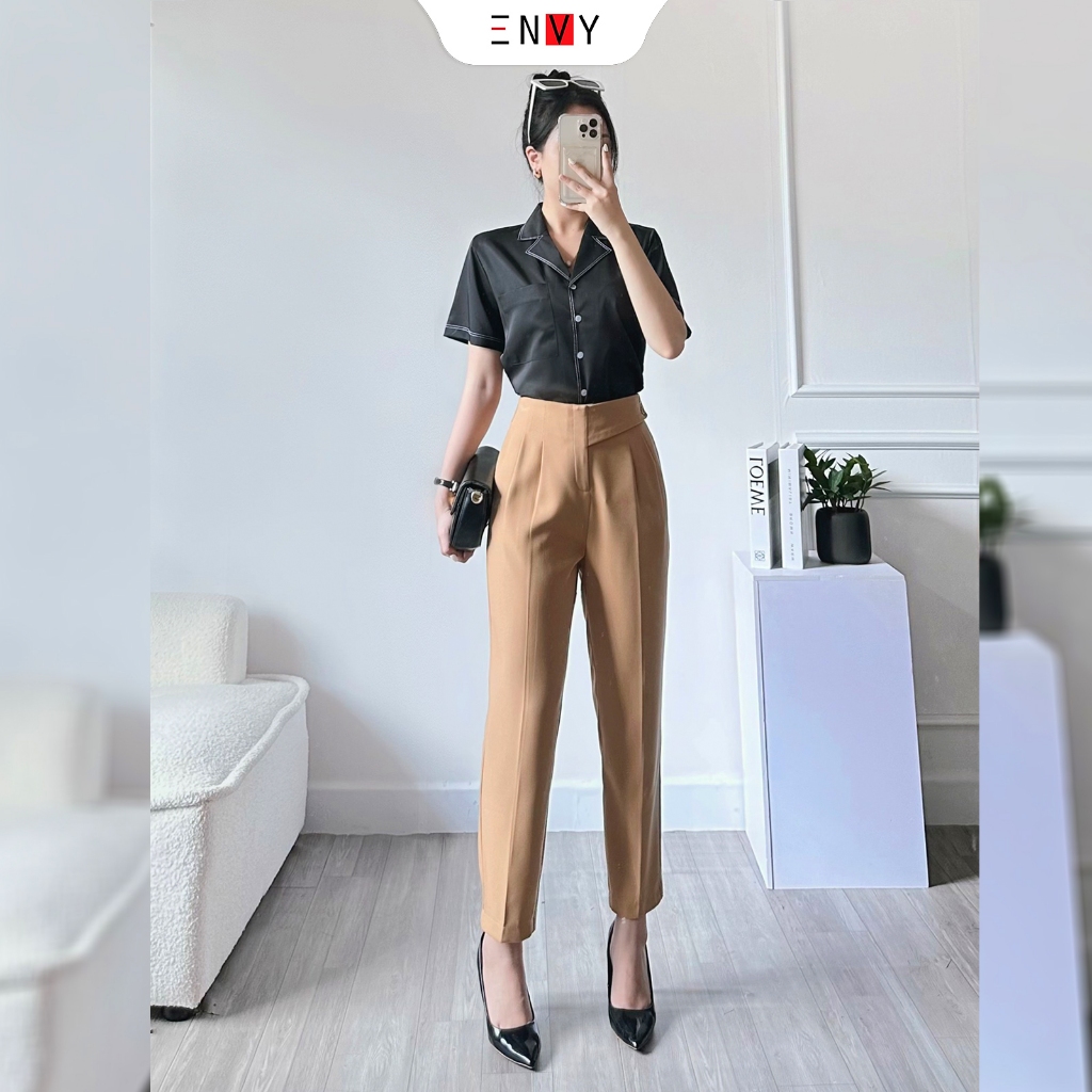 Quần Tây Nữ Baggy Lưng Kiểu ENVY QK41