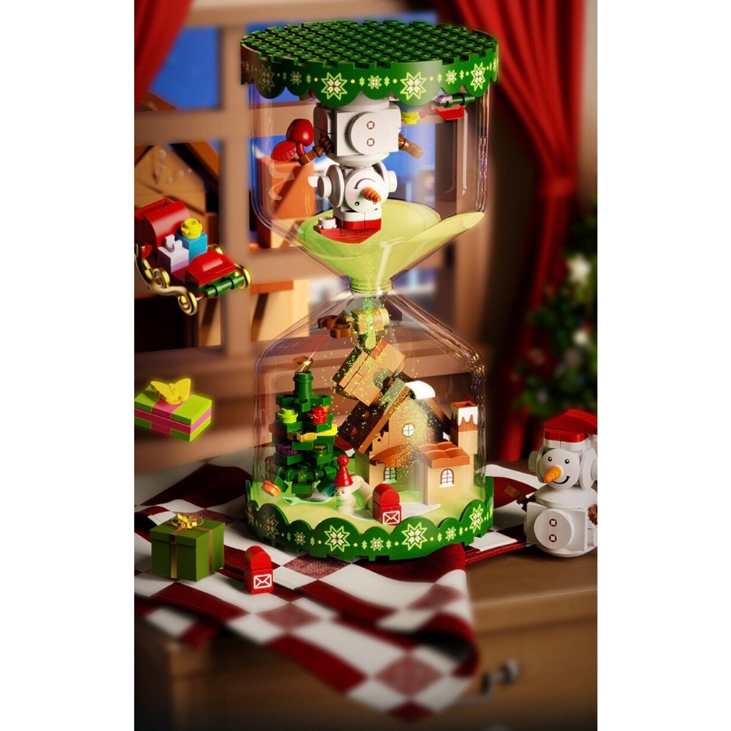 Đồ Chơi Lắp Ráp Kiểu Lego Noel Đồng Hồ Cát - Hourglass Christmas