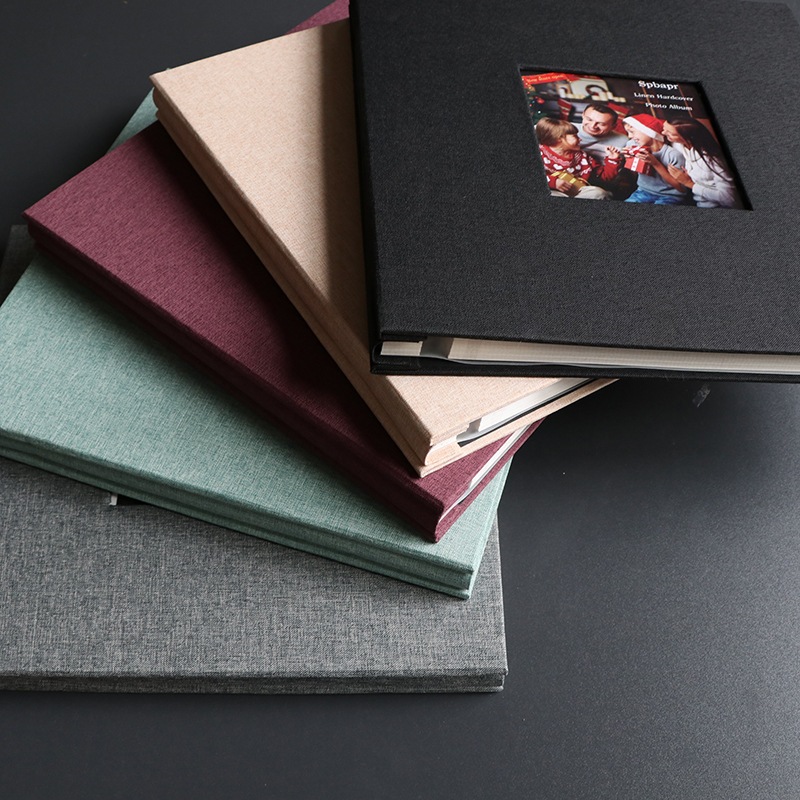 Album photobooth SIZE TO, Album ảnh dán bảo vệ ảnh bìa vải vuông có thể thay ảnh ở bìa - Album Vinta