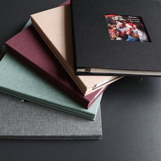 Album photobooth SIZE TO, Album ảnh dán bảo vệ ảnh bìa vải vuông có thể thay ảnh ở bìa - Album Vinta