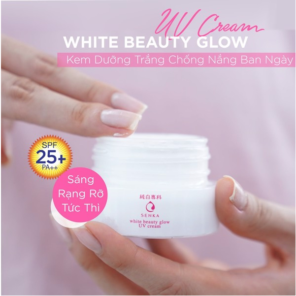 Kem Dưỡng Ngày và Đêm Senka Senka Aqua Bright Glow