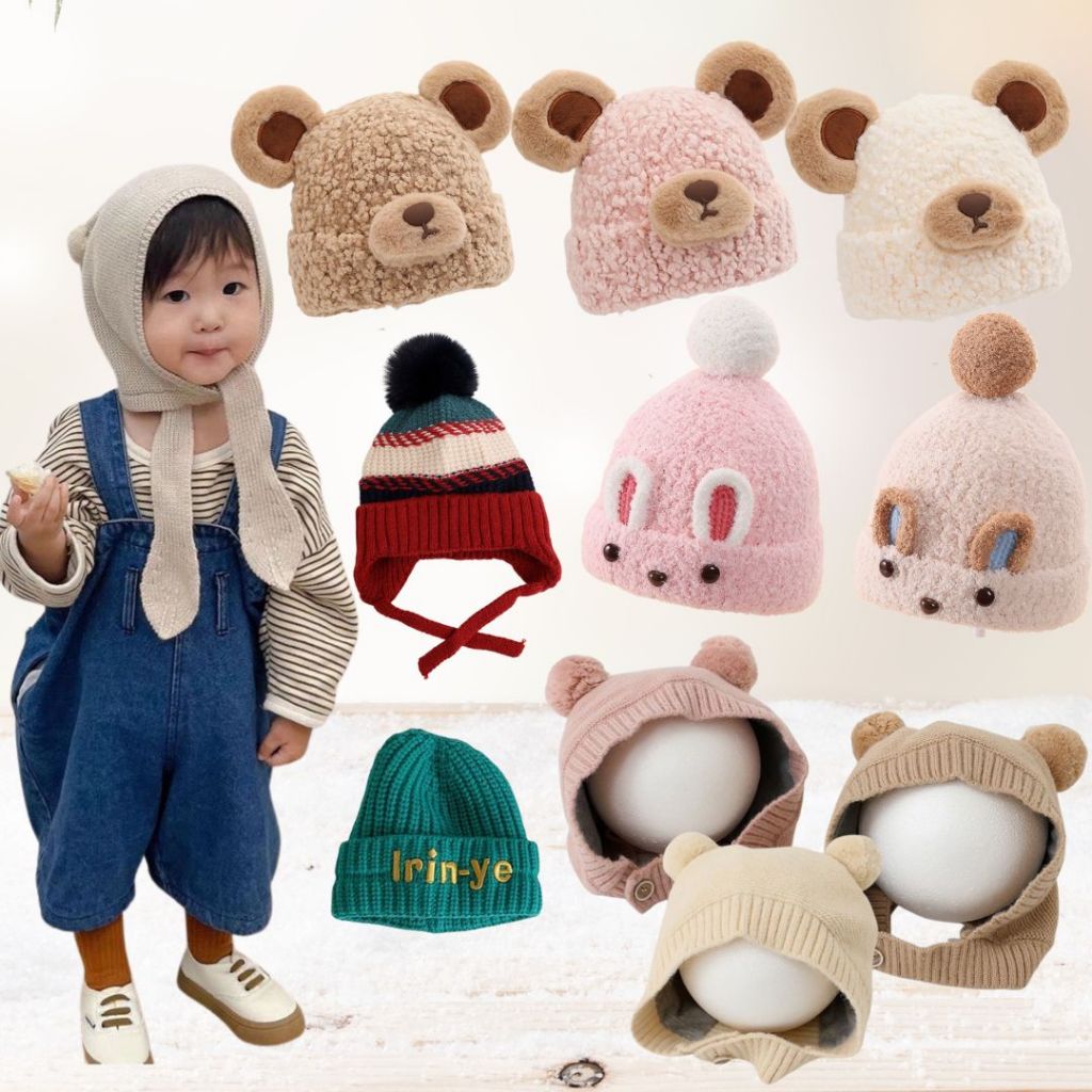 Mũ len đáng yêu cho bé Nga Fish M6L5+M6L5B+M6L0