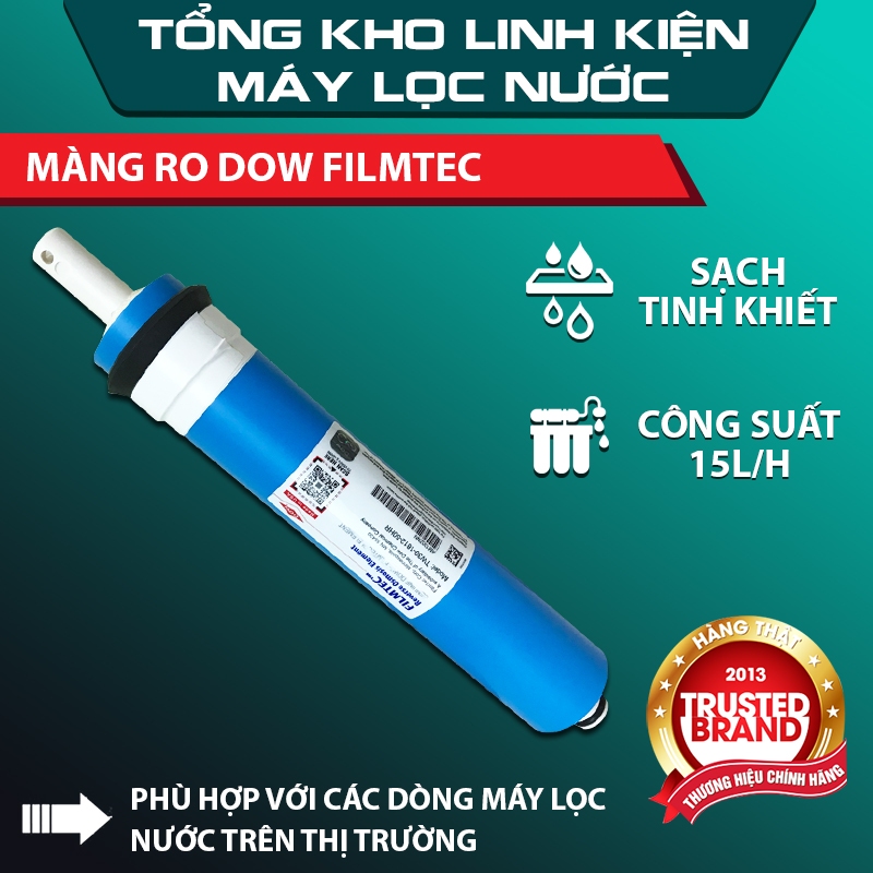 Màng lọc nước ro dow filmtec , lõi lọc ro dupont , lõi lọc nước số 4 hàng chính hãng , lõi lọc ro