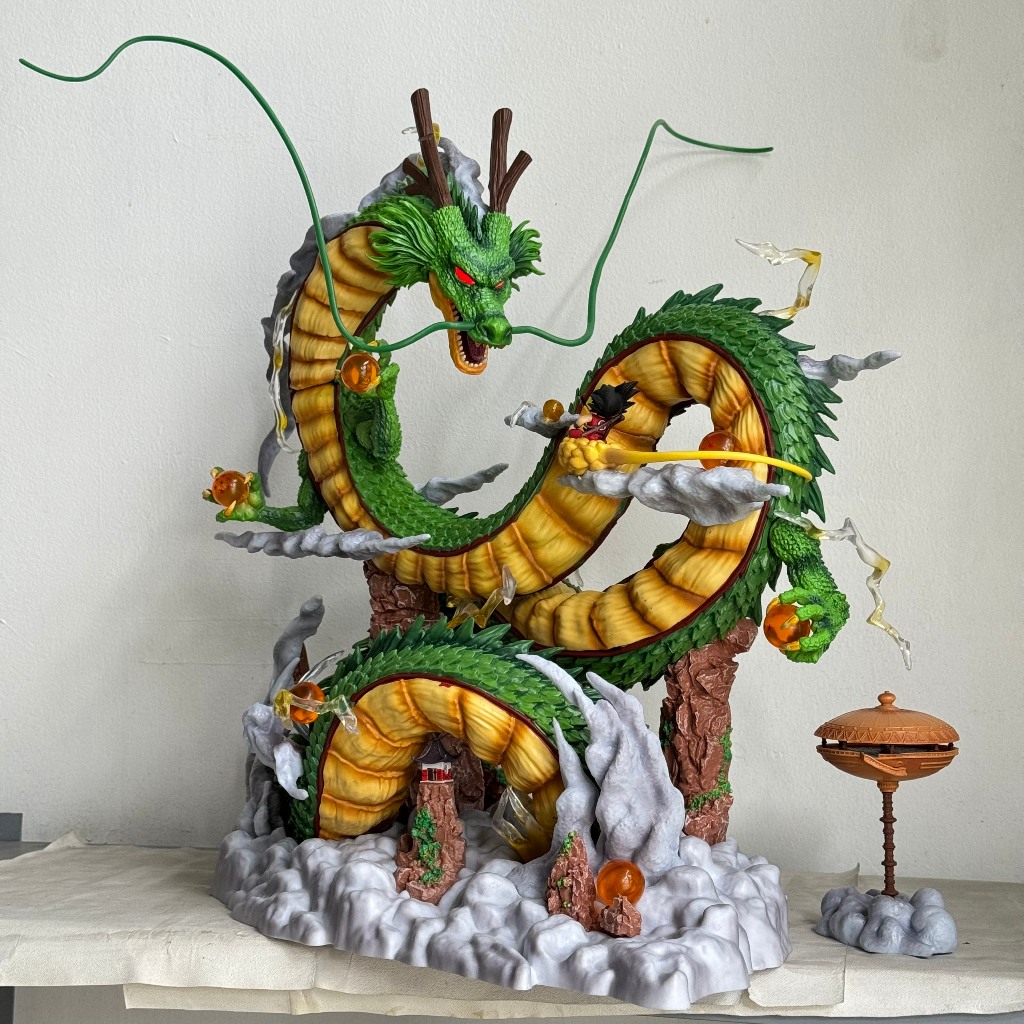 Mô hình rồng thần YoYo cao 45CM - rồng thần trái đất cao 49CM - Mô hình rồng thần kèm 7 viên ngọc rồng