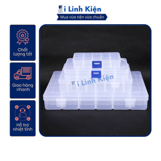 Hộp đựng linh kiện , trang sức 10/15/24/36 ngăn cao cấp có thể tháo rời.