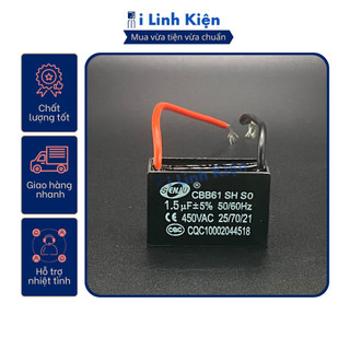 Tụ quạt 1uF-18uF dây SENJU CBB61 loại tốt