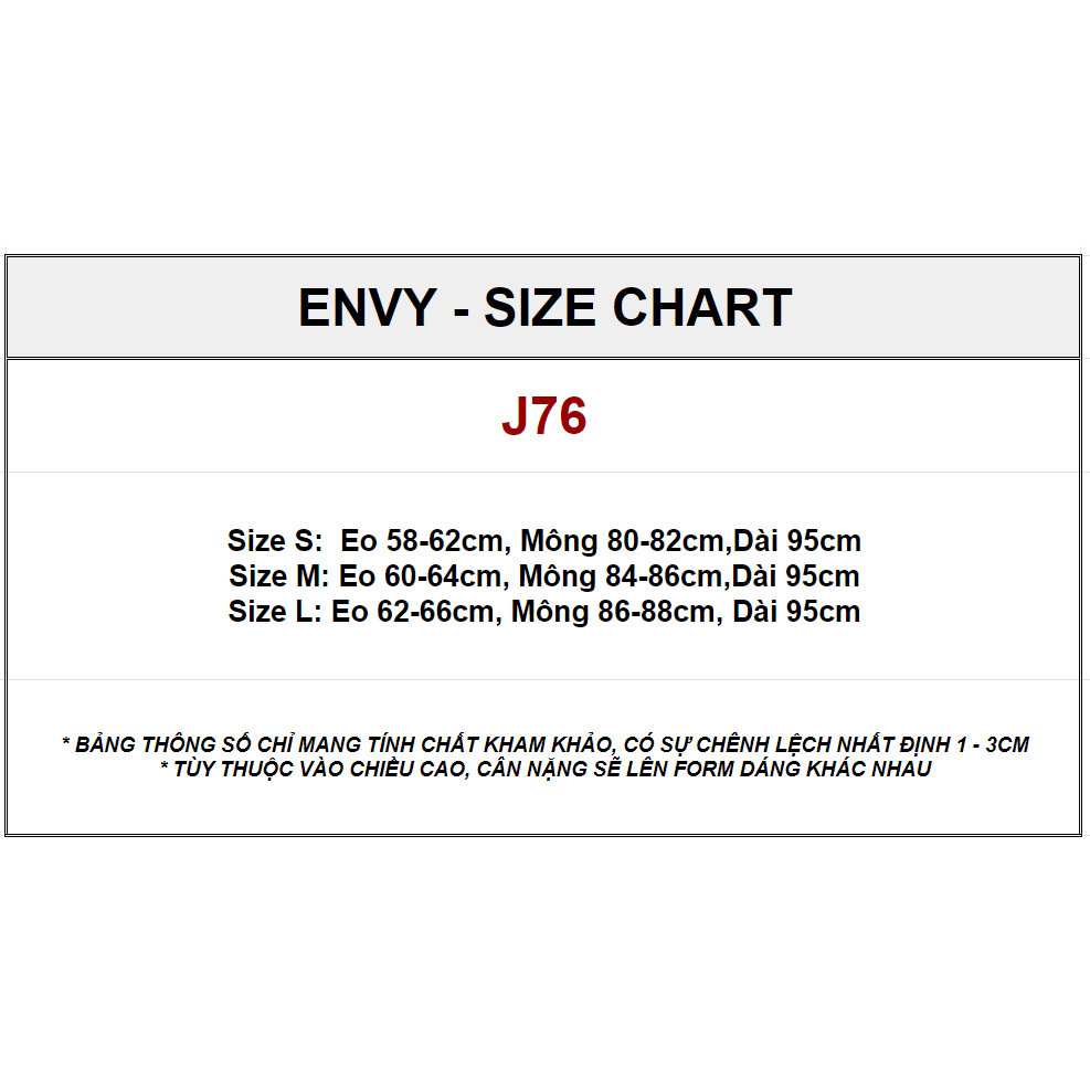 Quần Jean Ống Loe Xẻ Trước ENVY J76