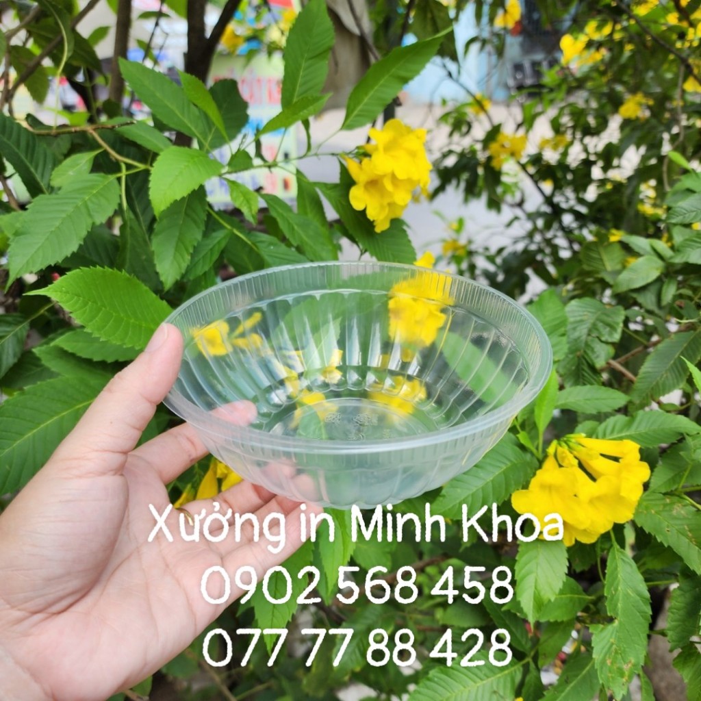 Thanh lý 100 tô nhựa 830ml tô nhựa trong