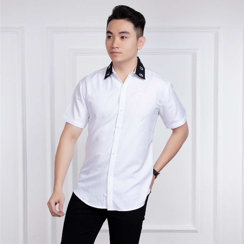 Áo sơ mi nam dài tay chất lụa không nhăn dáng ôm body nhiều mẫu PN ms69