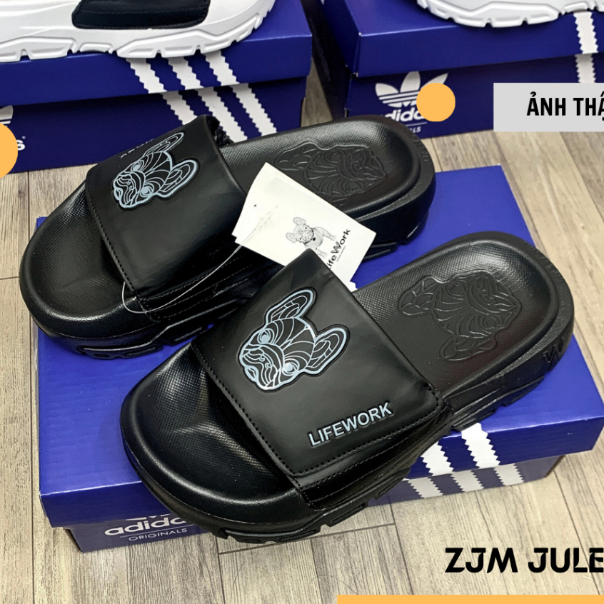 Dép quai dán nam nữ phong cách Hàn Quốc Life Work - dép thời trang 2023