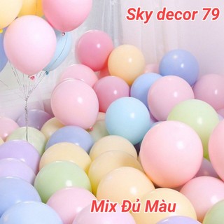 Bóng bay tròn pastel size 10 inch ~ 25cm - bóng bay trang trí sinh nhật, sự kiện, đám cưới