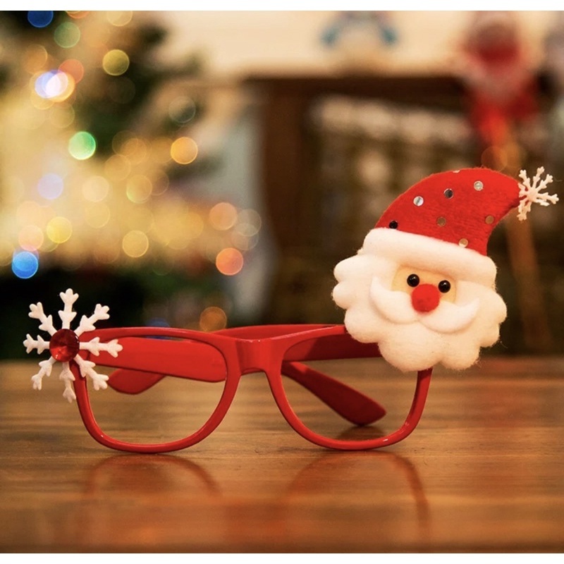 Kính Noel Cho Bé Giáng Sinh Siêu Cute Đáng Yêu Memocshop Kính Giáng Sinh, Kính Ông Già Noel Quà Tặng Bé