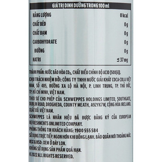 [Hoả tốc-Q4] Thùng 24 lon Soda Schweppes