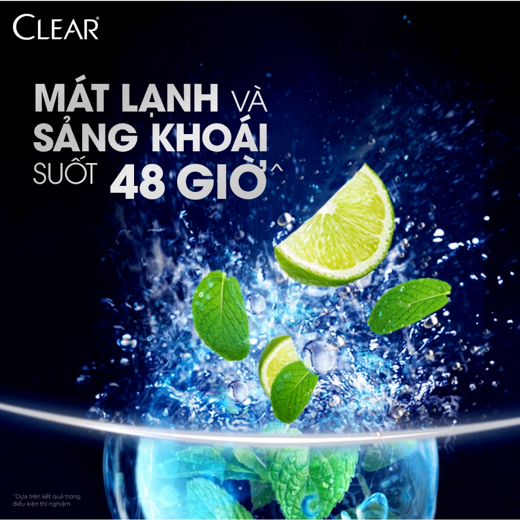 Dầu gội sạch gàu Clear đánh bay gàu & nhờn ngứa, sảng khoái cả ngày dài 630G