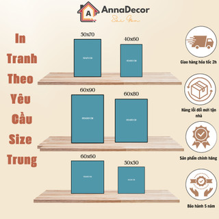 Tranh canvas decor làm theo yêu cầu SIZE TRUNG có hỗ trợ tìm file nét và phục hồi tranh theo yêu cầu MIỄN PHÍ