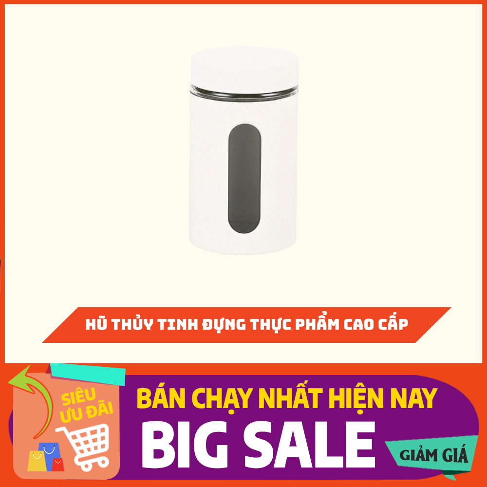 Hũ thủy tinh đựng thực phẩm Pearl Metal 1L Nắp kín muối dưa cà Nhật Bản