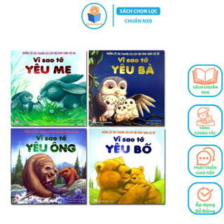 Sách combo 4 cuốn vì sao tớ yêu ông bà bố mẹ