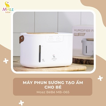 Máy phun sương tạo ẩm Moaz BéBé MB – 065 - bảo hành chính hãng