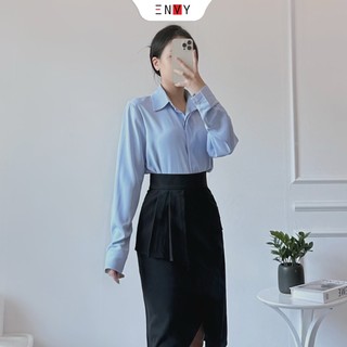 Áo sơ mi công sở nữ đẹp ENVY S196 lụa mango