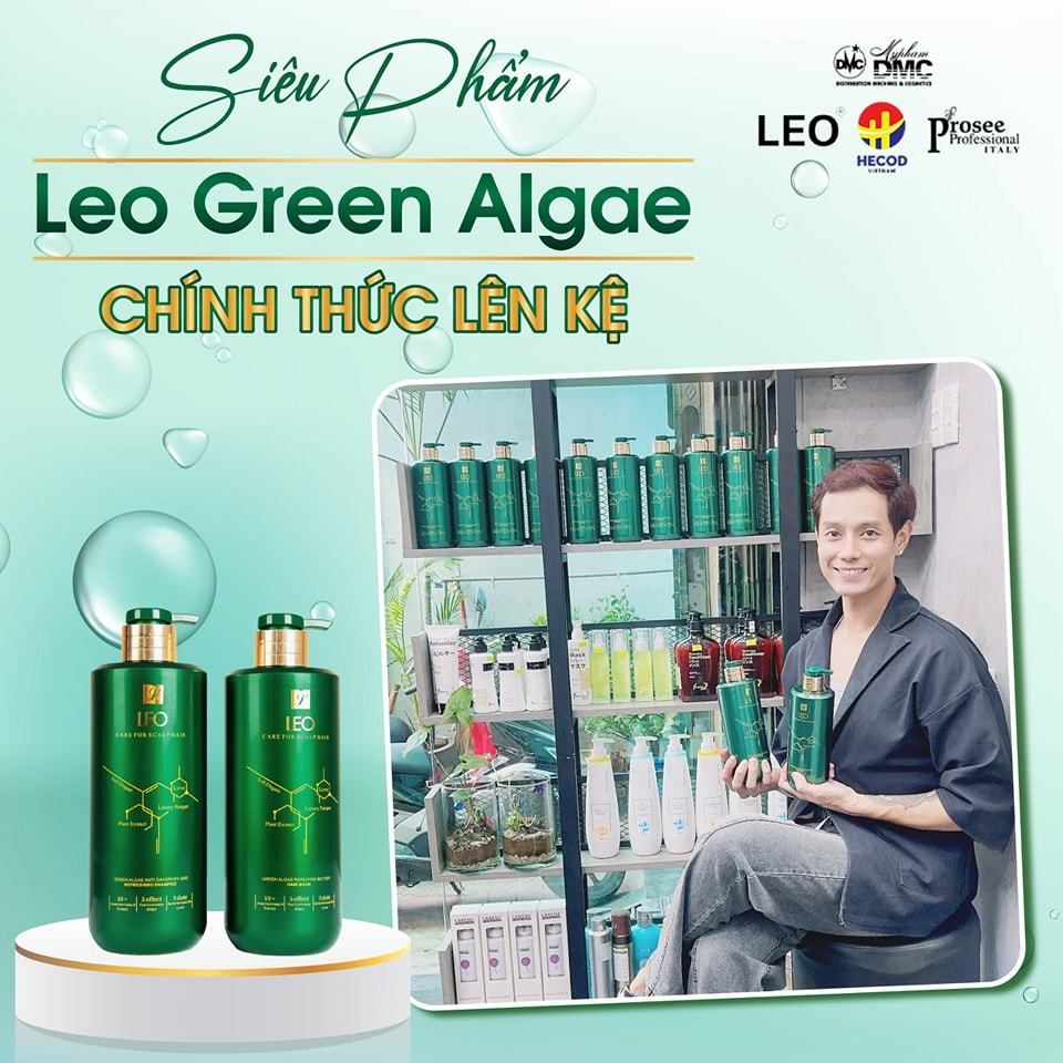 Cặp Gội Xả Prosee LEO Green 450ml 750ml Tái Tạo Dành Cho Tóc Gàu,Dầu Nhờn - Hướng Dương Cosmetic
