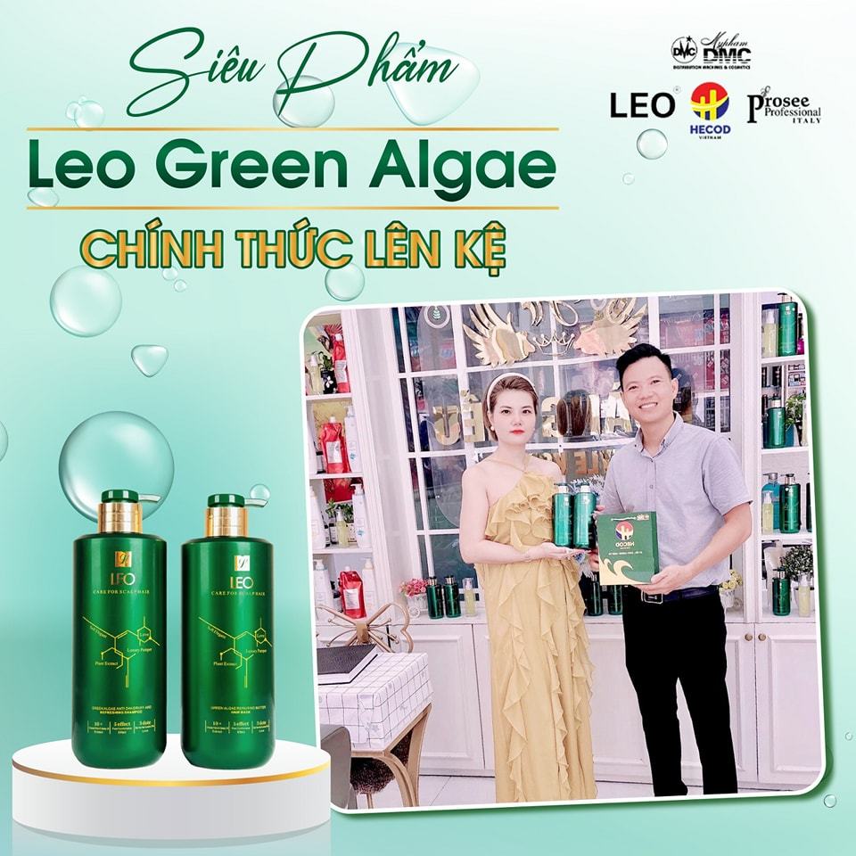 Cặp Gội Xả Prosee LEO Green 450ml 750ml Tái Tạo Dành Cho Tóc Gàu,Dầu Nhờn - Hướng Dương Cosmetic