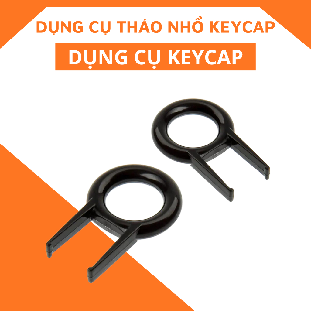 Dụng cụ tháo nhổ nút phím keycaps key puller nhựa cho bàn phím cơ nhỏ gọn tiện lợi giá rẻ