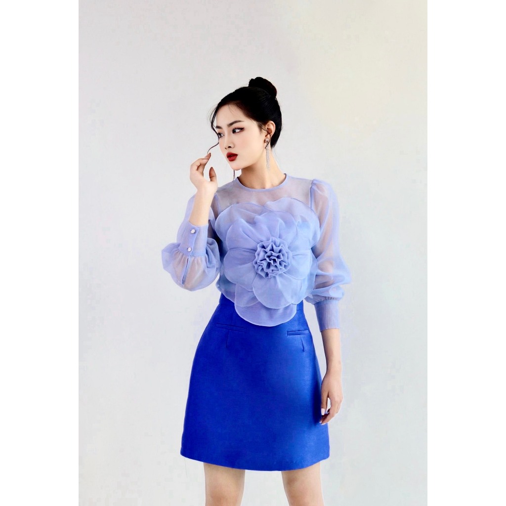 Set váy áo hoa 3D thanh lịch - Angel V