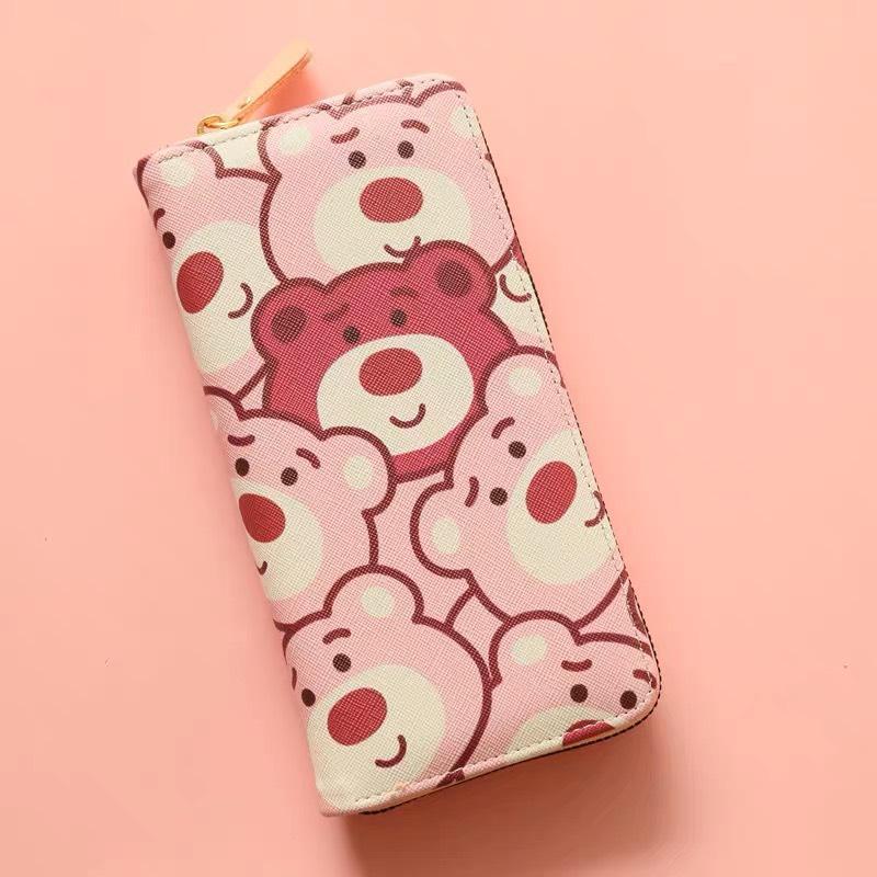 Ví Dài Size Rộng Gấu Dâu Xinh Xắn