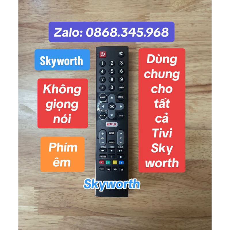 Remote điều khiển Tivi Skyworth