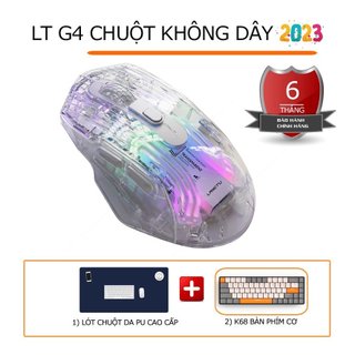 Chuột Máy Tính Gaming Langtu G4 - Không Dây Chính Hãng  Có Đèn Led RGB