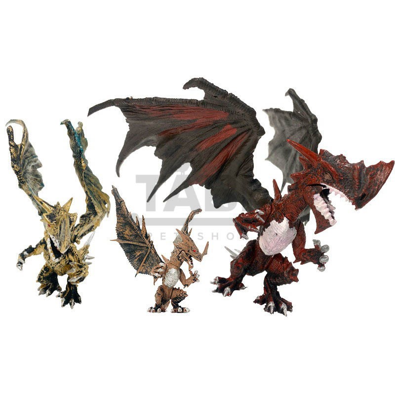 Mô Hình Rồng Trang Trí Hồ Cá, Bể Cá, Chậu Cây, Tiểu Cảnh Terrarium