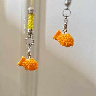 Móc khoá bánh cá taiyaki 🐟 // taiyaki phonecharms