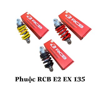 Phuộc RCB E2 gắn cho EXCITER 135 ( Màu : Vàng / Đỏ / Đen )
