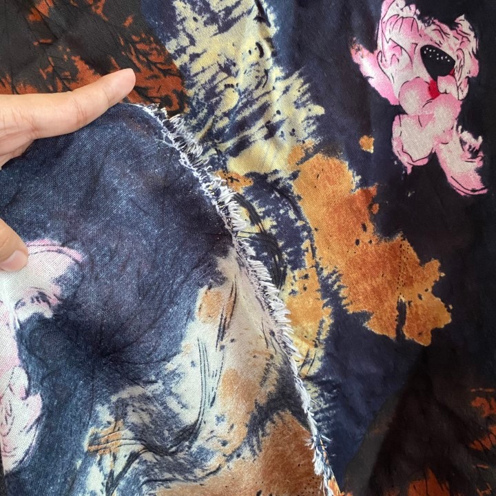 Vải Linen Cotton 100% Họa Tiết Khổ 1m45 - Không Co Giãn, Hơi Thô Nhẹ - May Áo Sơ Mi, Đầm, Váy, Đồ Thiết Kế