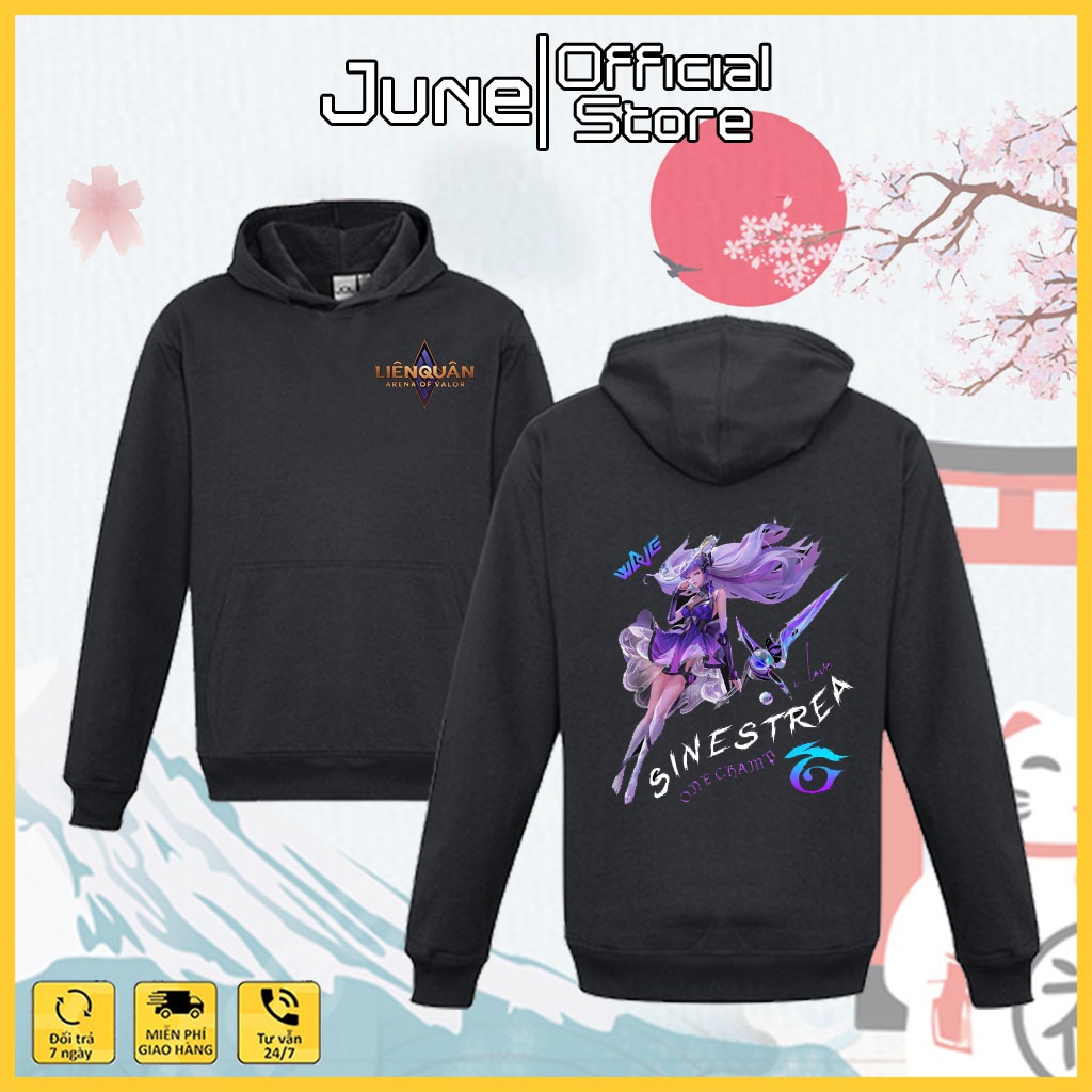 Áo Hoodie Liên Quân Mobile dành cho game thủ cực ngầu,chất nỉ mịn,siêu ấm áp trong mùa đông