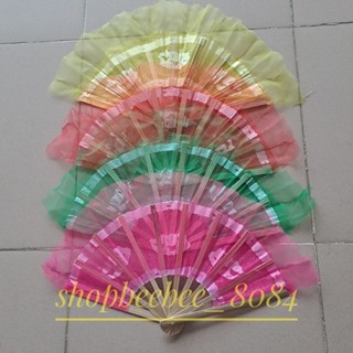 1 chiếc quạt múa vải voan( y hình) giá rẻ