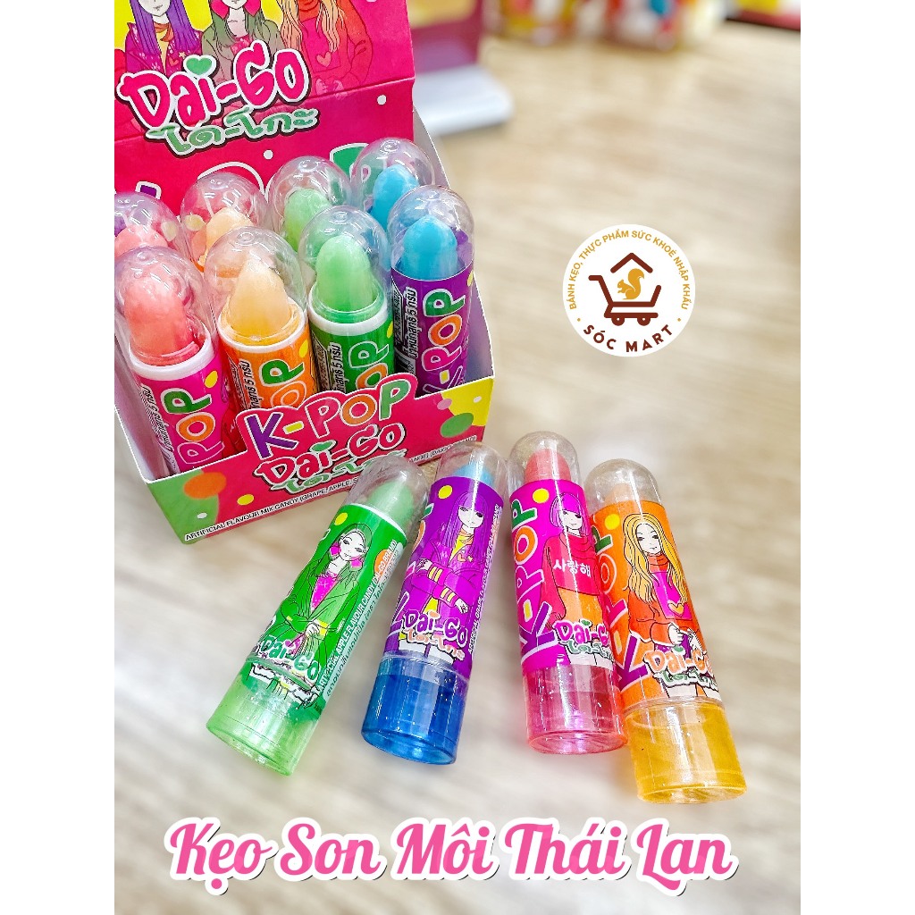 Kẹo son vị trái cây K-Pop Dai-Go ⚡ Chính hãng Thái Lan  ⚡ SIÊU NGON