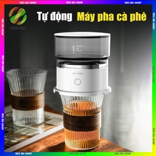 Máy pha cà phê tự động chạy bằng pin gia dụng nhỏ giọt di động