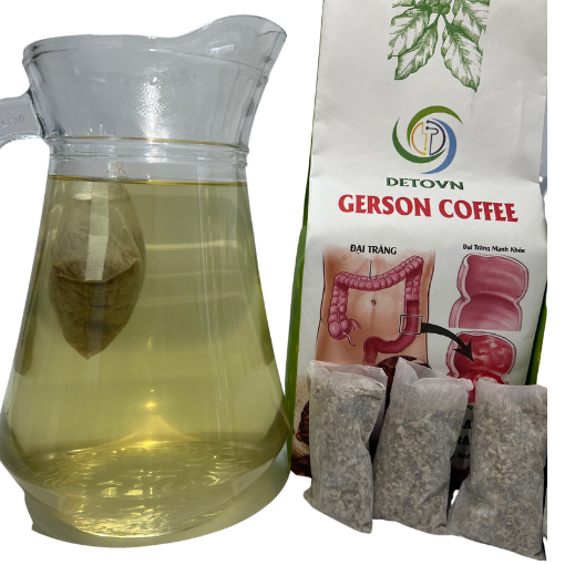 Cà phê thải độc Đại tràng Enema Cafe Gerson Bộ thụt tháo Đại tràng 500gr