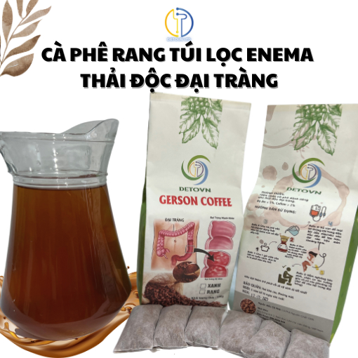Cà phê thải độc Đại tràng Enema Cafe Gerson Bộ thụt tháo Đại tràng 500gr
