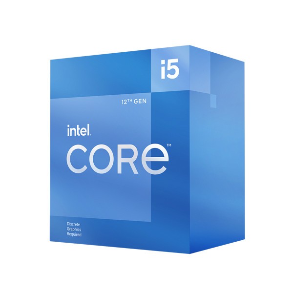 Bộ vi xử lý Intel Core i5 12400F / 2.5GHz Turbo 4.4GHz / 6 Nhân 12 Luồng / 18MB / LGA 1700