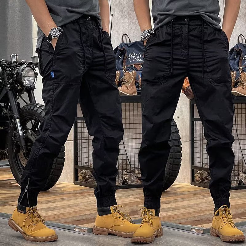 JGH4 - Quần Kaki Jogger Túi Hộp bo gấu, lưng thun khóa kéo Cao Cấp phong cách trẻ trung năng động.