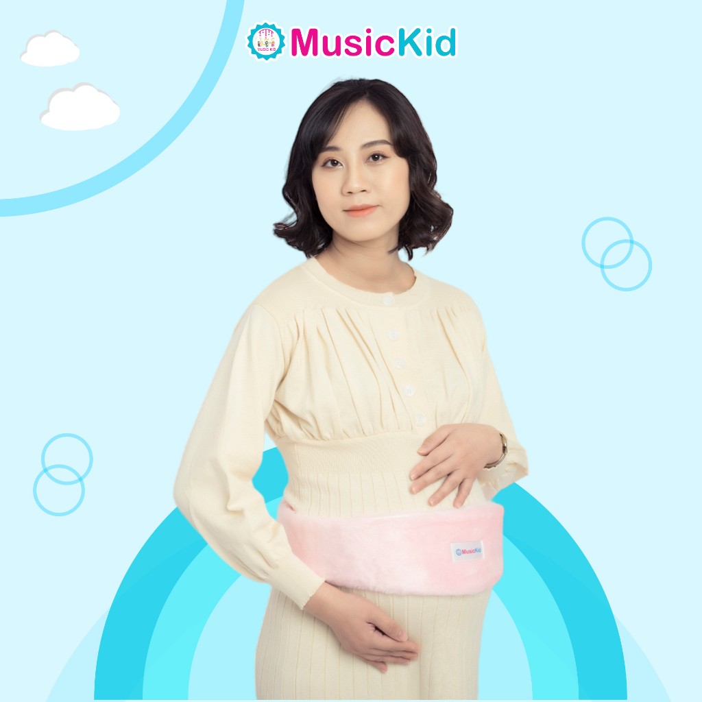 [COMBO] - 2 Tai nghe bà bầu cao cấp chính hãng MusicKid | Đai Hồng và Đai Cam | [Tặng tai nghe cho mẹ]