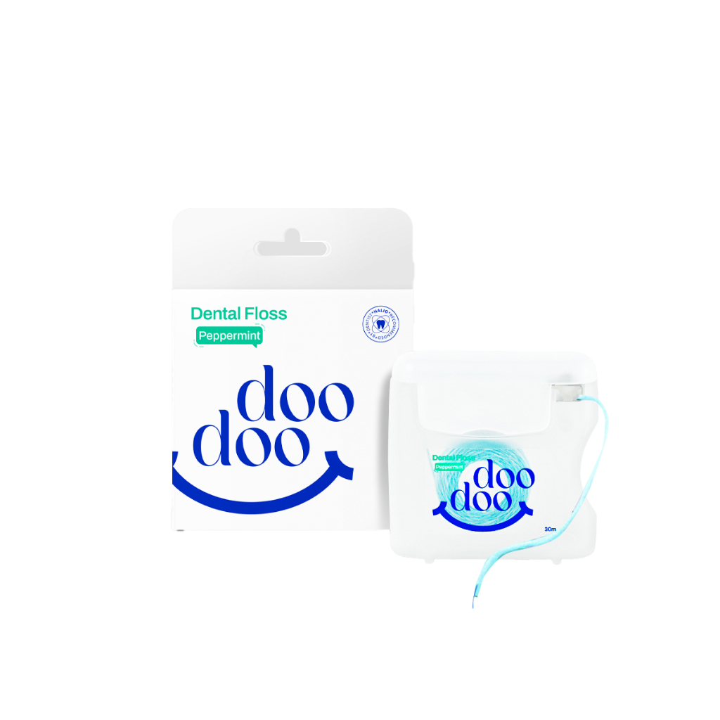 Combo Ly giữ nhiệt Inox 600ml & Chỉ Nha Khoa doodoo Dental Floss 30m Peppermint