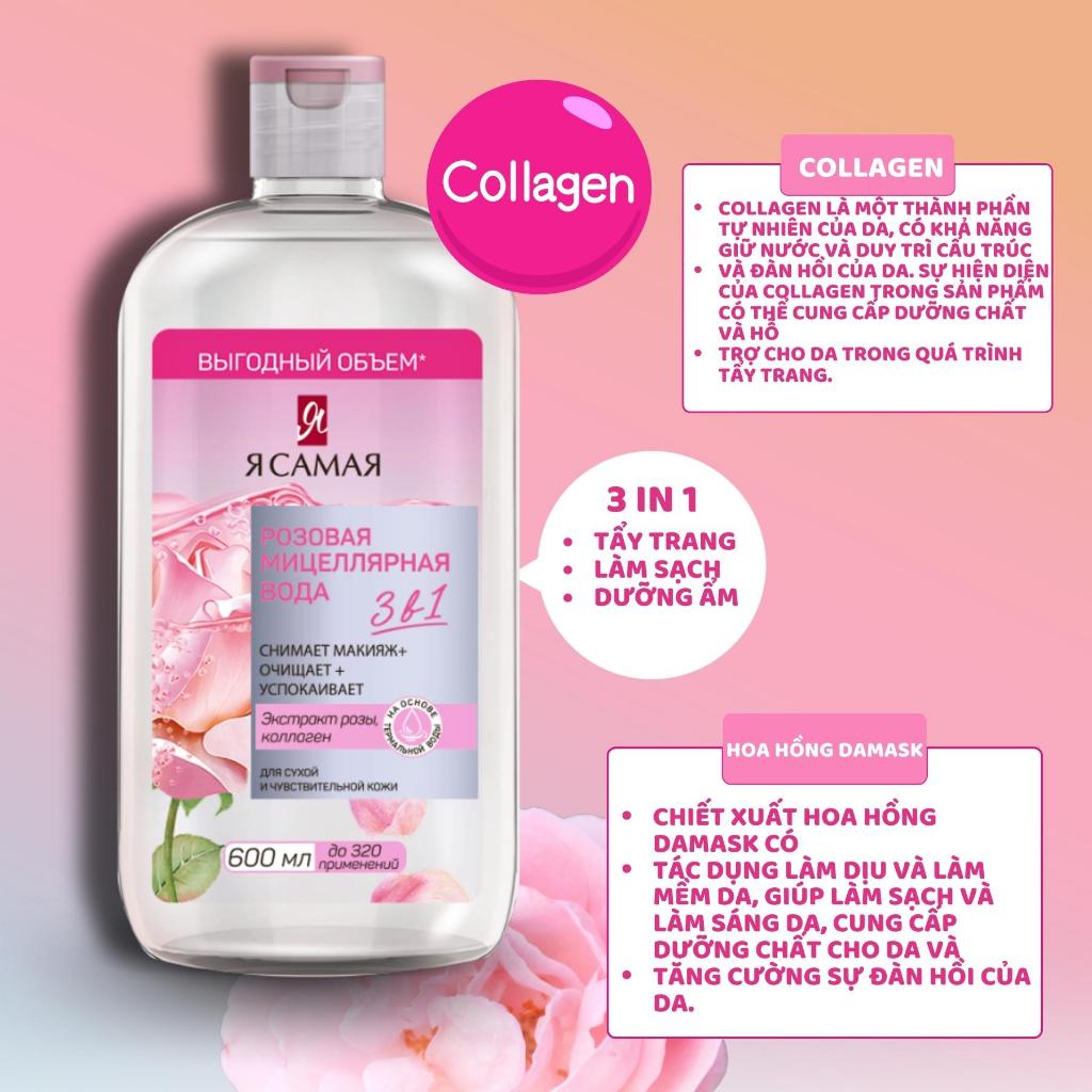 Nước tẩy trang micellar Ya Samaya 600ml