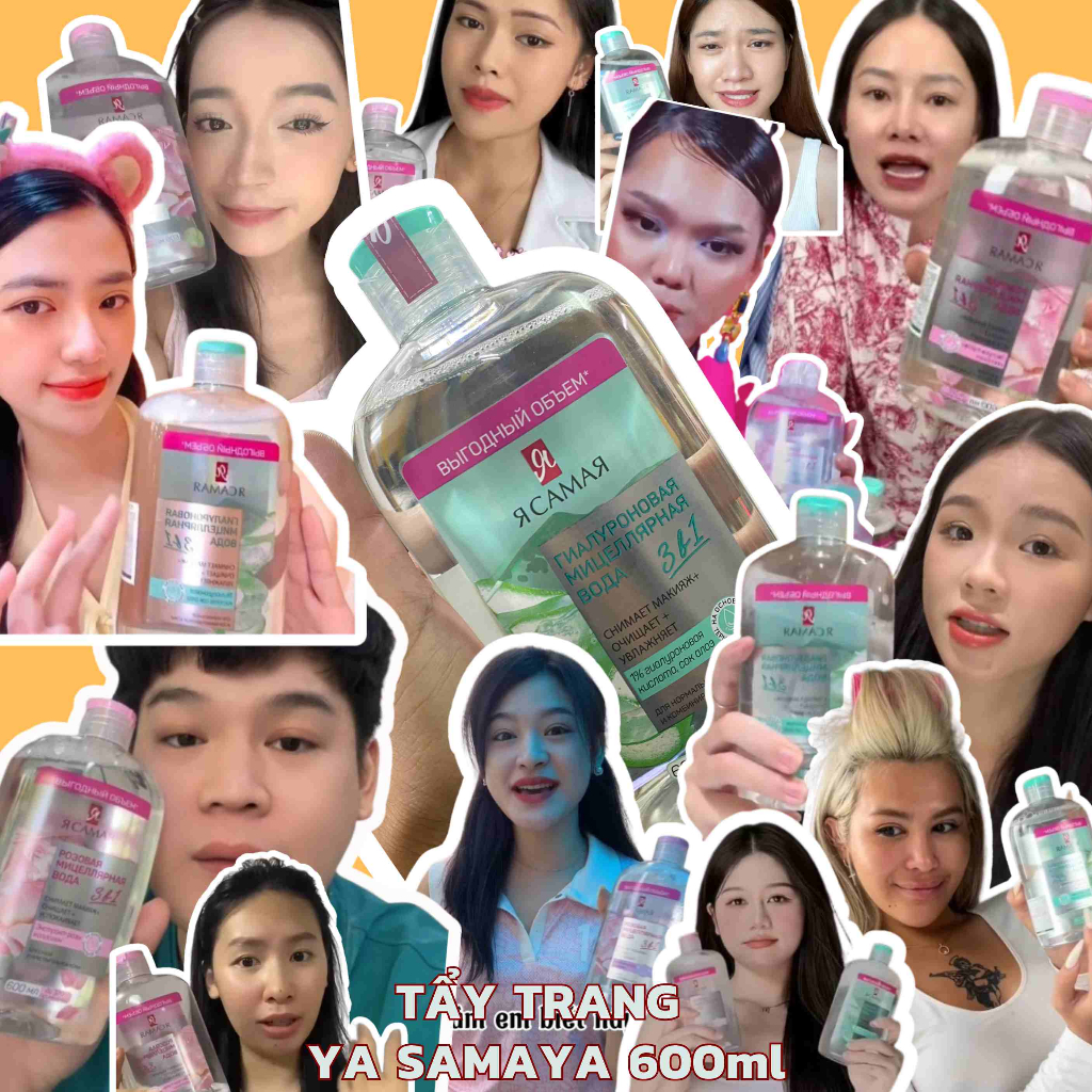 Nước tẩy trang micellar Ya Samaya 600ml