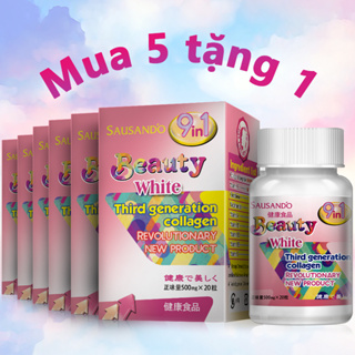 Collagen Beauty giúp da trắng sáng,SAUSANDO săn chắc viên uống trắng da