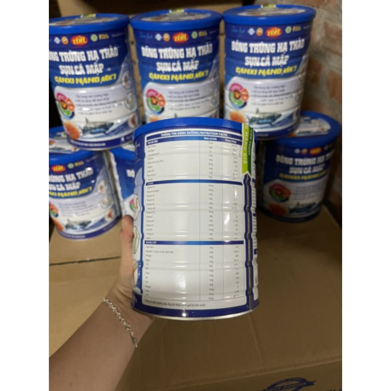 Sữa Hạt Đông Trùng Hạ Thảo Sụn Cá Mập 900g  giúp xương chắc khỏe sụn khớp linh  hoạt  phòng loãng xương