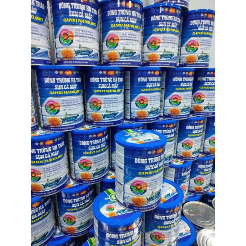 Sữa Hạt Đông Trùng Hạ Thảo Sụn Cá Mập 900g  giúp xương chắc khỏe sụn khớp linh  hoạt  phòng loãng xương