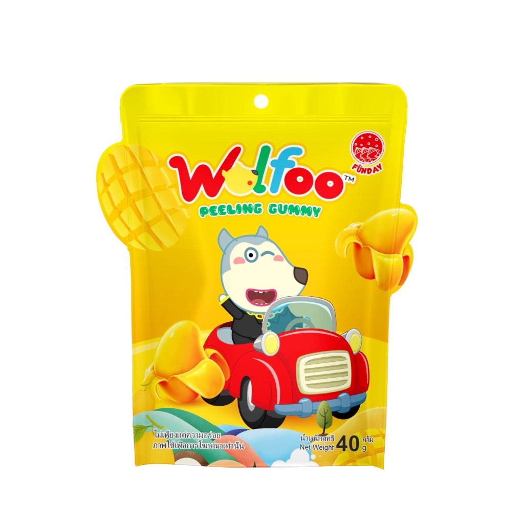 Kẹo dẻo WOLFOO - kẹo dẻo vị xoài bóc vỏ, cola, khủng long nhân chảy mứt táo - kẹo Marshmallow khoai tây mứt dâu tây